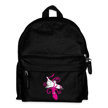 Squid vs Space Shuttle - Kids' Backpack - black - Front