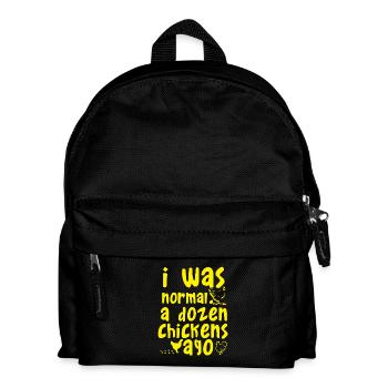 I was normal - Kinder Rucksack - Schwarz - Vorne
