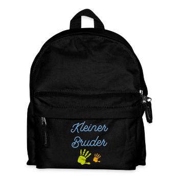 Kleiner Bruder T-Shirt - Kinder Rucksack - Schwarz - Vorne