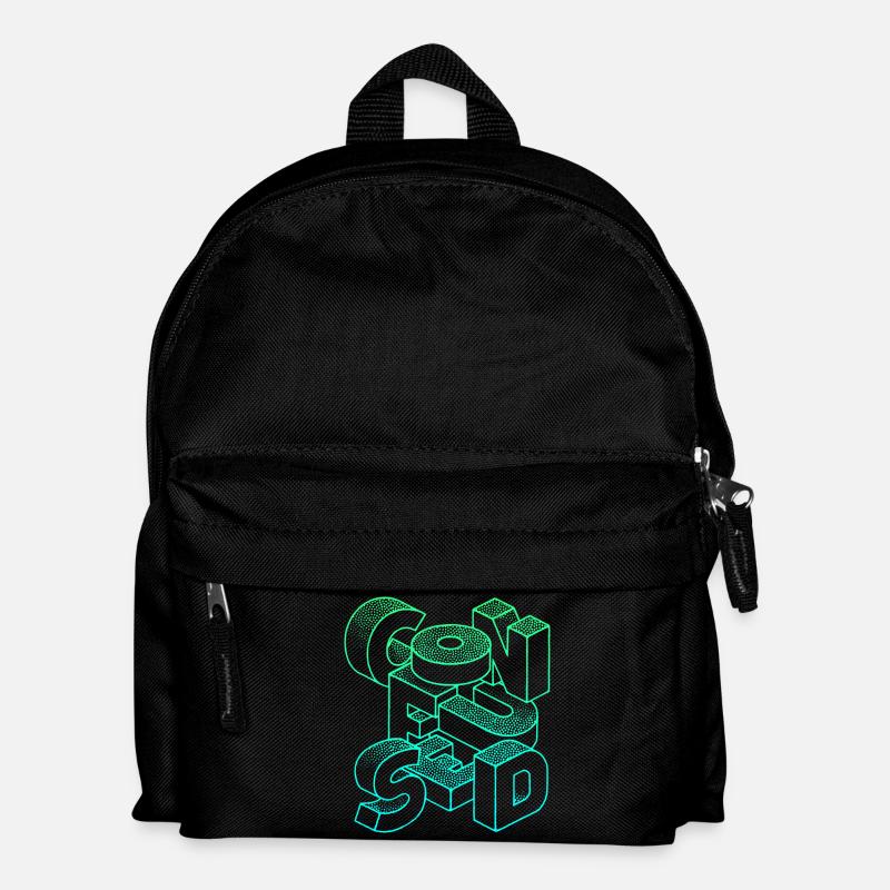Confused - Kids' Backpack - black