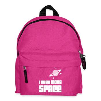 J'ai besoin d'espace / idée cadeau - Sac à dos Enfant - fuchsia - Devant