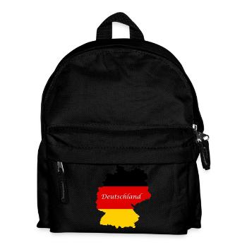 Germany Deutschland - Kids' Backpack - black - Front