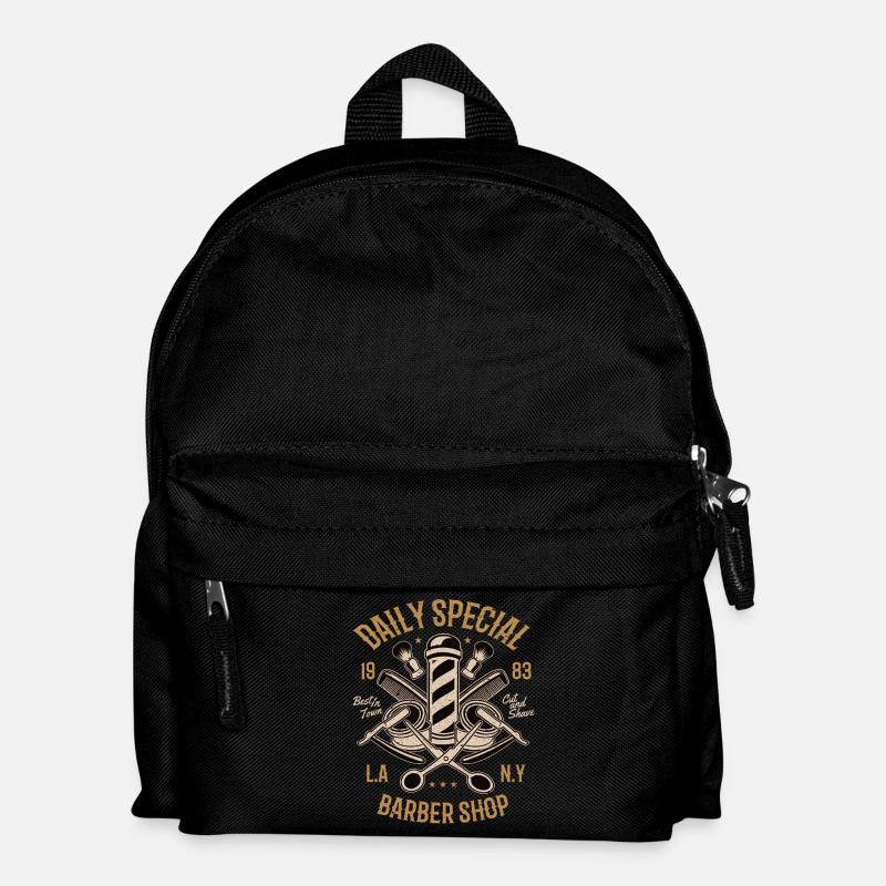 Daily Special Barber Shop - Kinder Rucksack - Schwarz