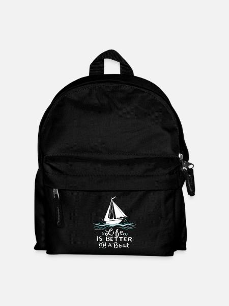 Sailing Sailing Boat Gift - Kids' Backpack - black