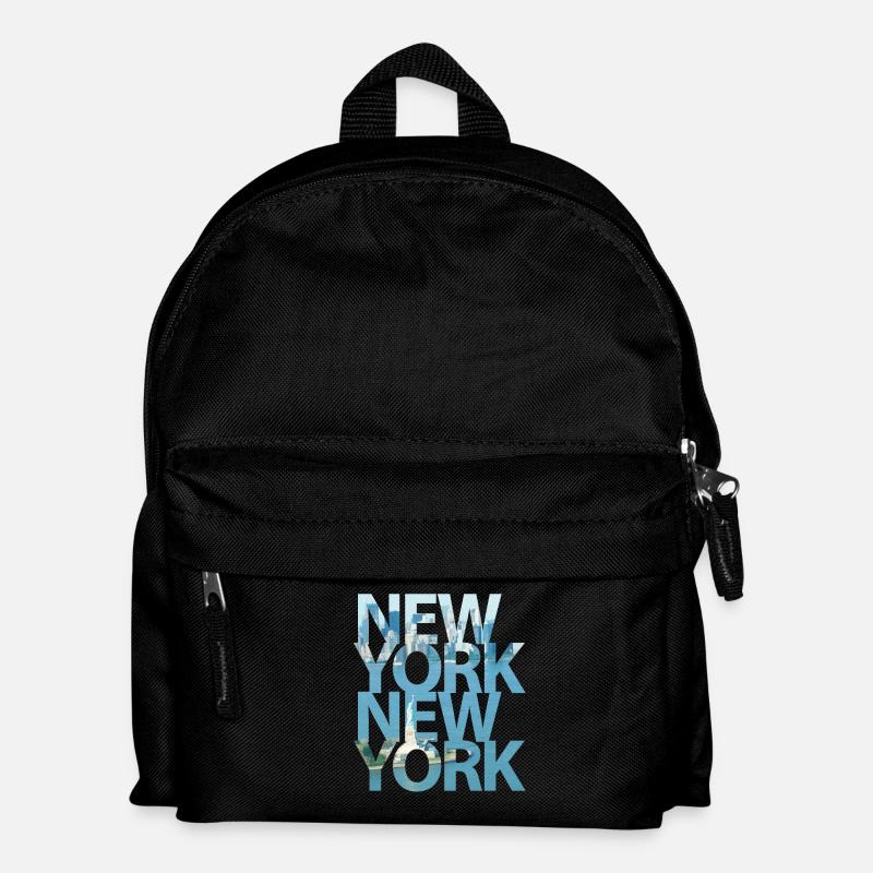 New York, New York - Kinder Rucksack - Schwarz
