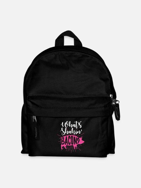 Whats Shakin Bacon - Kinder Rucksack - Schwarz