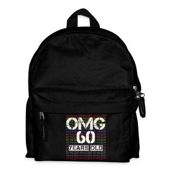 60th birthday - Kids' Backpack - black - Front