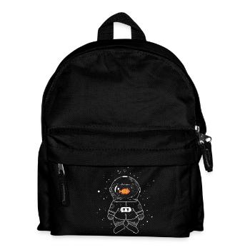 Astronaut with goldfish - Kids' Backpack - black - Front