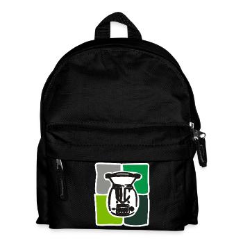 TM-Tshirt, Thermomix - Kinder Rucksack - Schwarz - Vorne