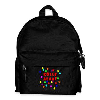 Kölle Alaaf - Köln Karneval Fastelovend - Kinder Rucksack - Schwarz - Vorne