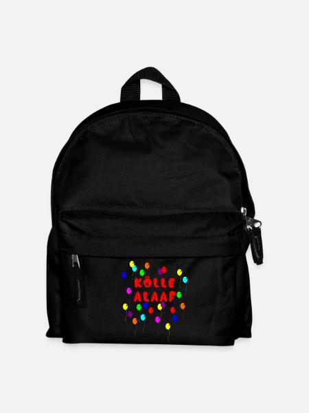 Kölle Alaaf - Köln Karneval Fastelovend - Kinder Rucksack - Schwarz