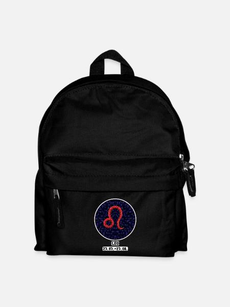 Leo 23.07.- 23.08. - Kinder Rucksack - Schwarz