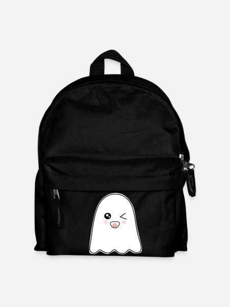 Kawaii Gespenst Geister Halloween Halloweenkostüm - Kinder Rucksack - Schwarz