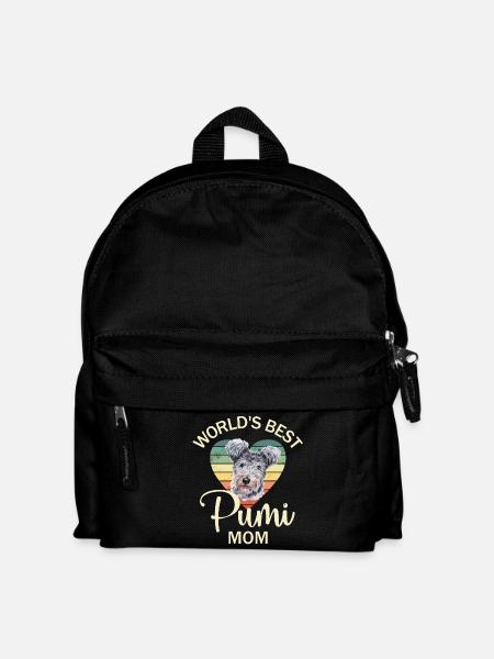 Ungarischer Pumi Hund - Kinder Rucksack - Schwarz