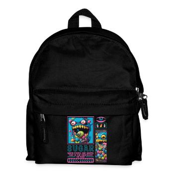 Monstres de bonbons - Sac à dos Enfant - noir - Devant