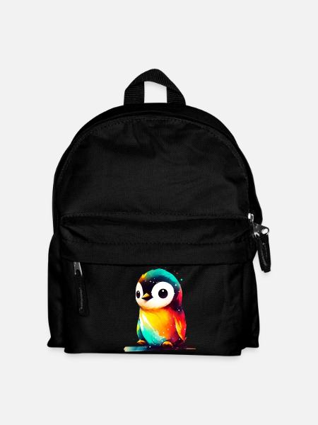 Pinguin - Kinder Rucksack - Schwarz
