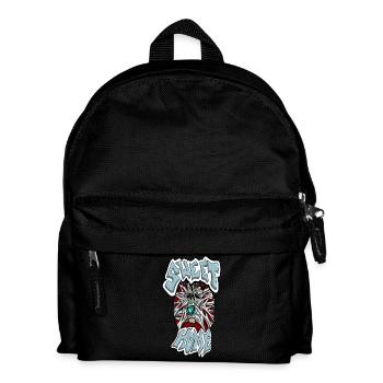 Süßes Zuhause - Kinder Rucksack - Schwarz - Vorne
