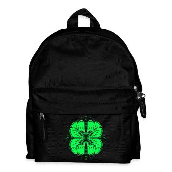 Trèfle de la Saint-Patrick Trèfle - Sac à dos Enfant - noir - Devant