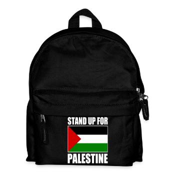 stand up for palestine - Kids' Backpack - black - Front