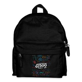 2500 Years of Math Doodles - Kids' Backpack - black - Front