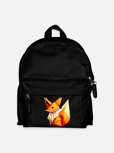 Fuchs - Kinder Rucksack - Schwarz