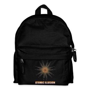 geometrical form ATOMIC ILLUSION - Kinder Rucksack - Schwarz - Vorne