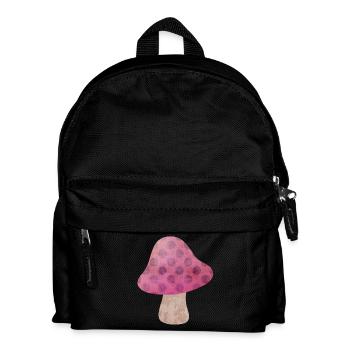 Mushroom Autumn Fairy Tale Dots Woodland Nursery - Kids' Backpack - black - Front