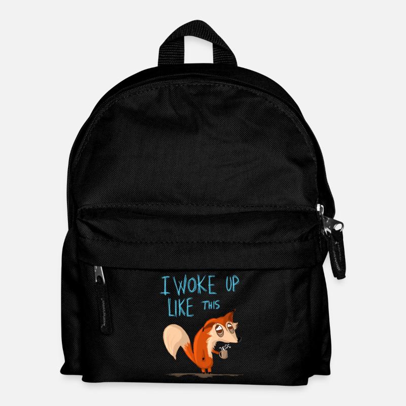 I WokeupLikeThis - Kids' Backpack - black