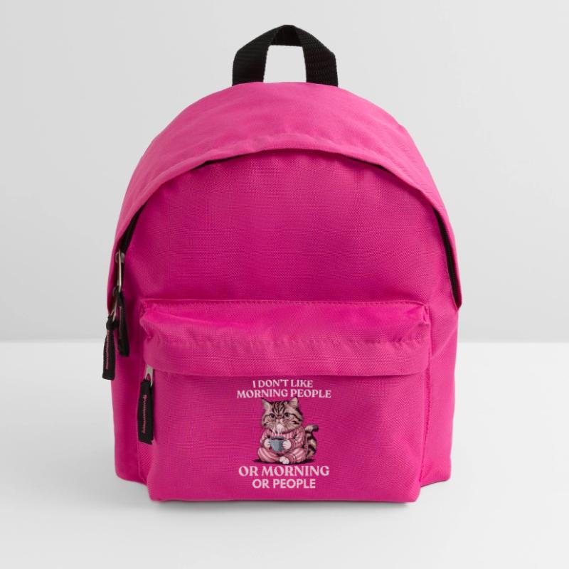 Ich mag keine Morgenmenschen oder Morgenmenschen oder Menschen Kinder Rucksack