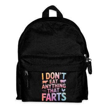 Vegetarian Vegan Veggie Vegetarian - Kids' Backpack - black - Front