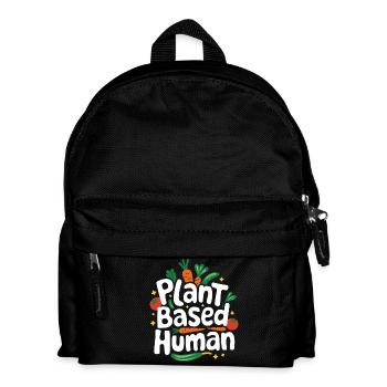 Vegetarian Vegan Veggie Vegetarian - Kids' Backpack - black - Front
