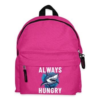 Immer hungriger Hai - Kinder Rucksack - Fuchsia - Vorne