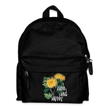 Chrysanthèmes luxuriants et charmants - Sac à dos Enfant - noir - Devant