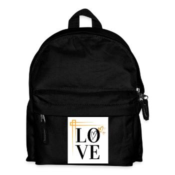 Love yourself - Kids' Backpack - black - Front