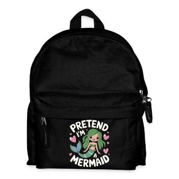 Sirène Fable Sirènes Conte de fées - Sac à dos Enfant - noir - Devant