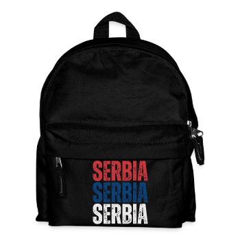 Fierté serbe, drapeau de la Serbie - Sac à dos Enfant - noir - Devant