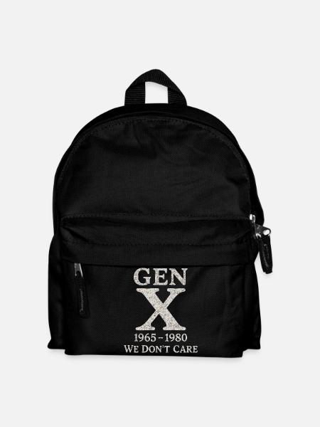 Generation X - We don't care - Kids' Backpack - black