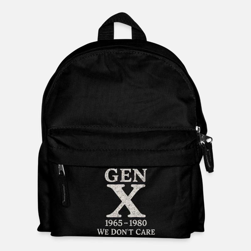 Generation X - We don't care - Kinder Rucksack - Schwarz