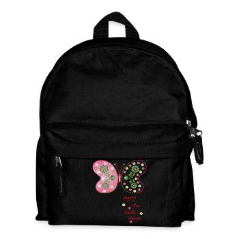 enjoy the little things - Kids' Backpack - black - Front