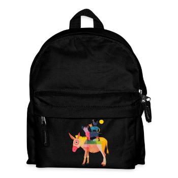 Stadtmusikanten "Artwork" - Kinder Rucksack - Schwarz - Vorne