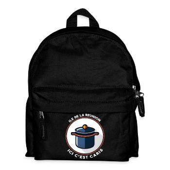 Here it's Caris Creole Reunion Island - Kids' Backpack - black - Front