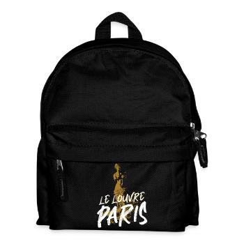 Venus de Milo sculpture from the Louvre Paris - Kids' Backpack - black - Front