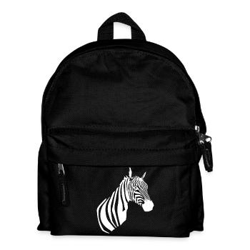 T-shirt zèbre - Sac à dos Enfant - noir - Devant