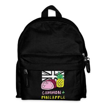 T-shirt Gammon Pineapple Pop Art - Sac à dos Enfant - noir - Devant