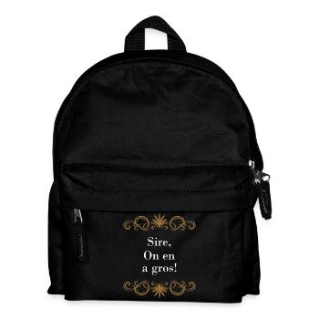 Funny Quote Perceval - Kids' Backpack - black - Front