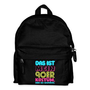 This is my 90s costume 90s carnival - Kids' Backpack - black - Front