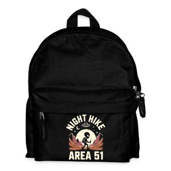 Funny Area 51 Alien UFO Hike Hiking - Kids' Backpack - black - Front