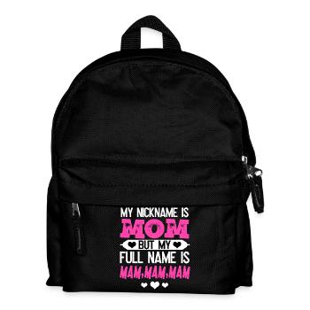 Mama - Kinder Rucksack - Schwarz - Vorne