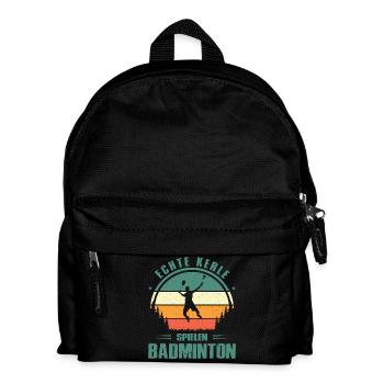 Joueur de badminton offre des tenues de badminton - Sac à dos Enfant - noir - Devant
