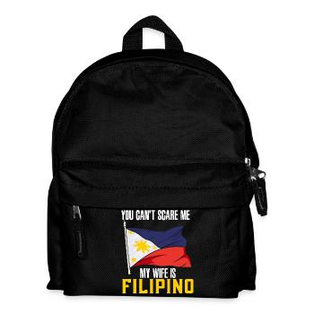 Art du drapeau national de la Fierté philippine des Philippines - Sac à dos Enfant - noir - Devant